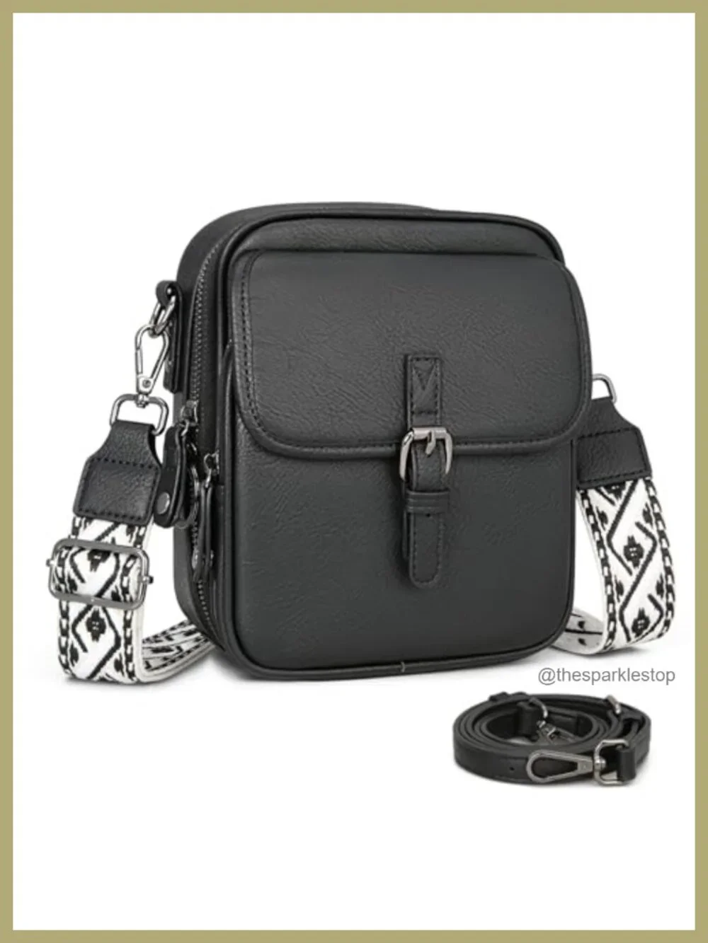 Leather Crossbody Bag for Women Anti Theft Messenger Purse RFID Small